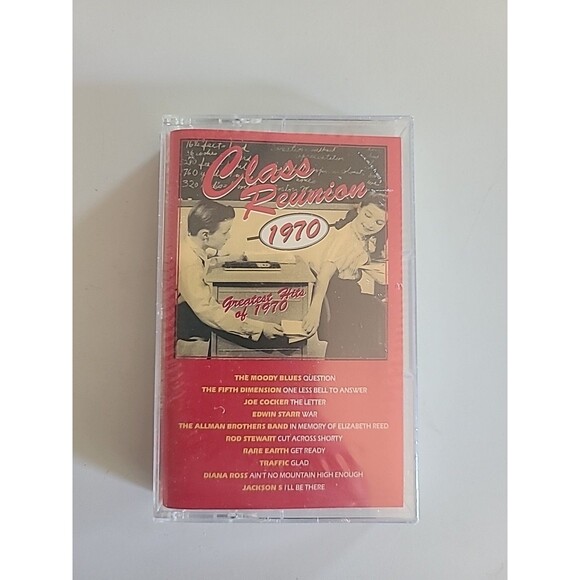 Class Reunion 1970 Mixed Artists Album Cassette Tape Sealed - Picture 1 of 3